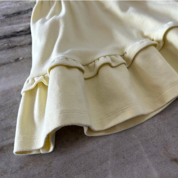 Janie and Jack Yellow Flutter Strap Dress 2T, Eyelet Lace, Spring/Summer - Picture 3 of 7